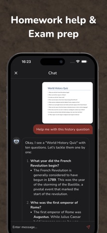 History AI: Homework Helper iPhone screenshot