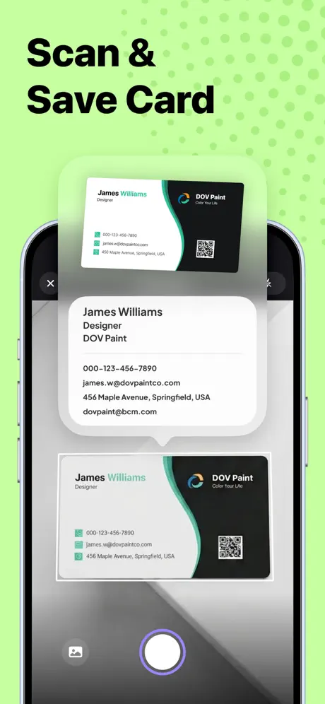 Business Card Maker&middot; 名片设计应用截图