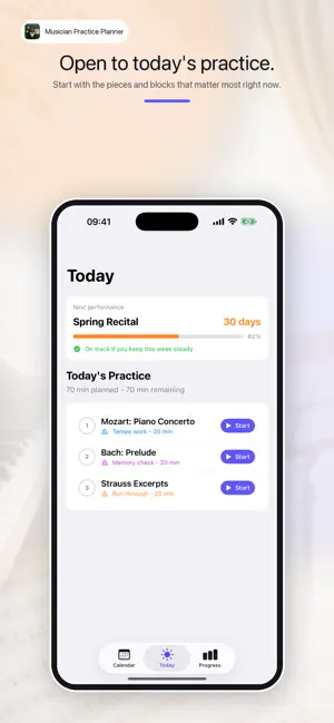 Musician Practice Planner screenshot 2