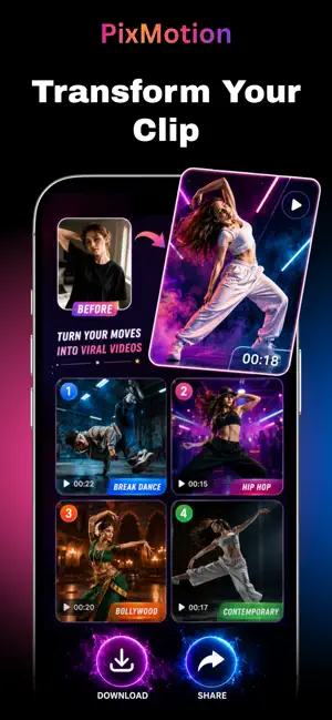 PixMotion : AI Viral Video screenshot 2