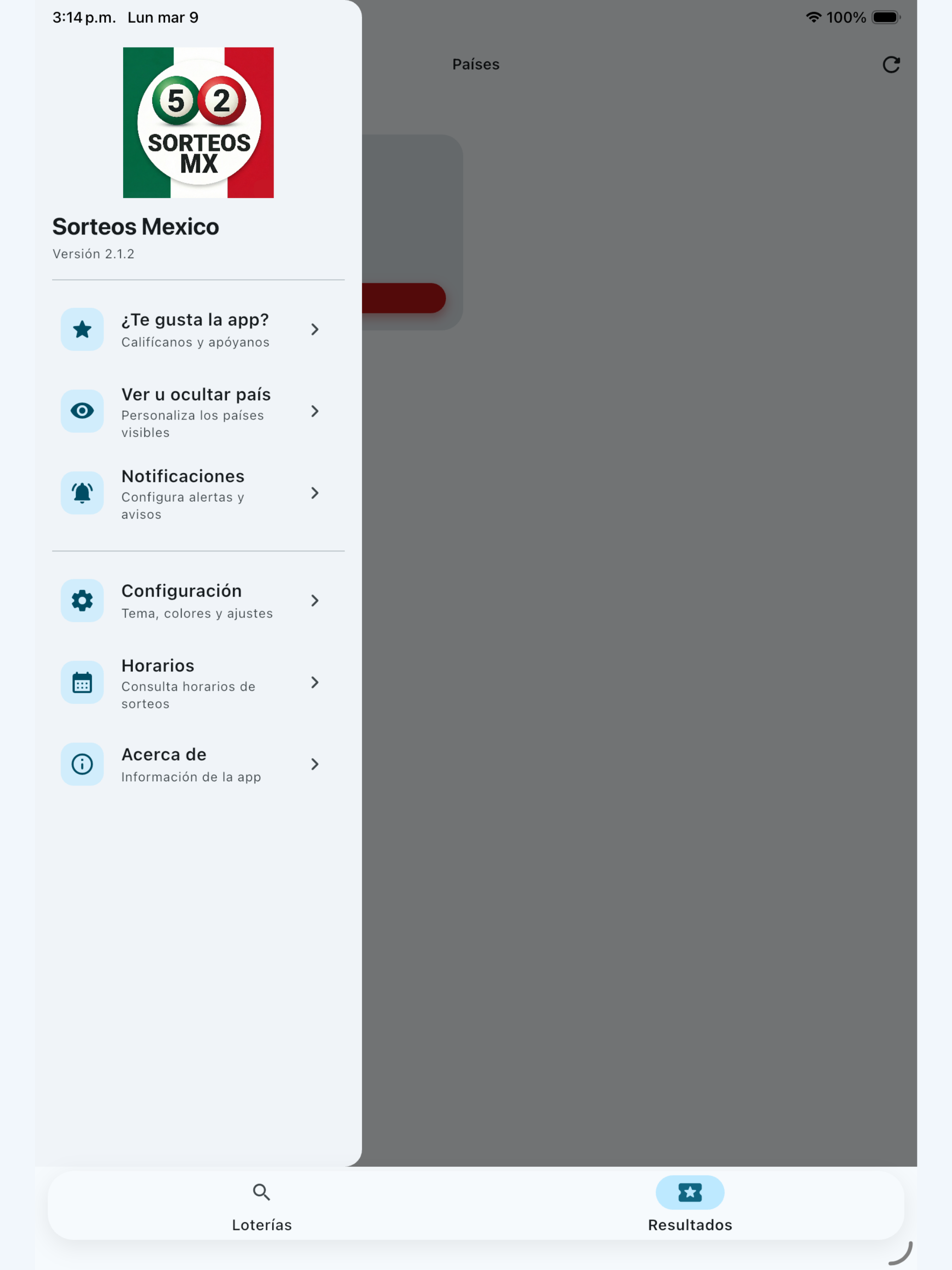 Resultados Sorteos Mexico