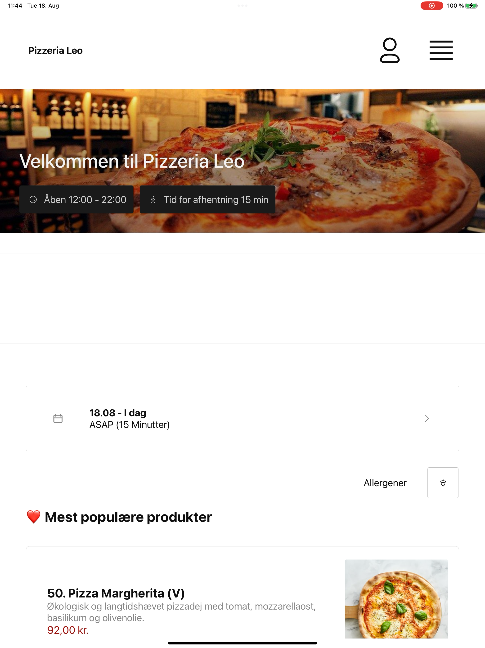 Pizzeria Leo Sølvgade screenshot 9