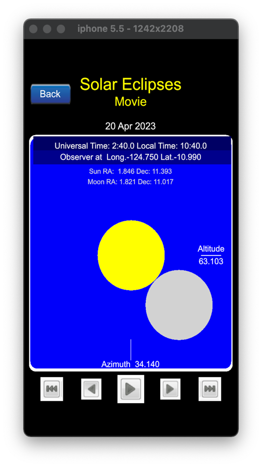 #1. Total Solar Eclipses (iOS) Podle: Pietro Massimino