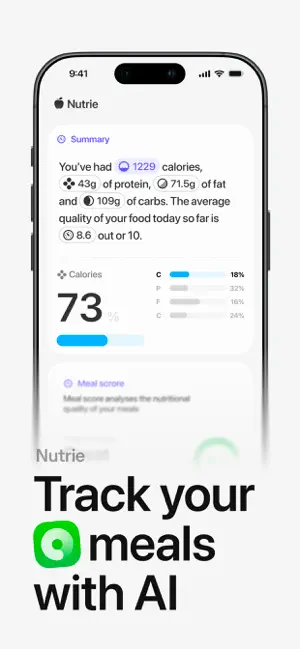 Nutrie - AI Calorie Tracker screenshot 1