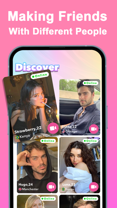 Sayou - Chat&Live Meet Screenshot