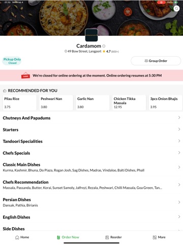 Cardamom Langport iPad screenshot