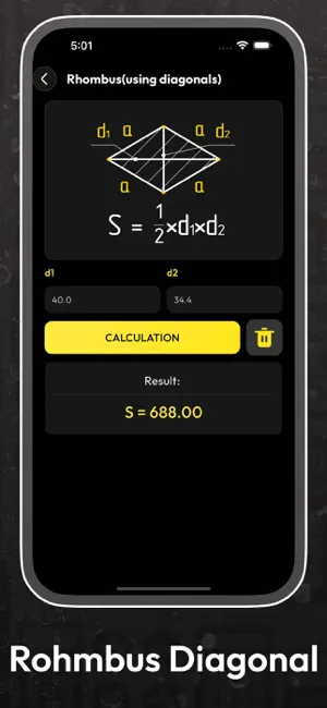 Area geometric figures screenshot 4