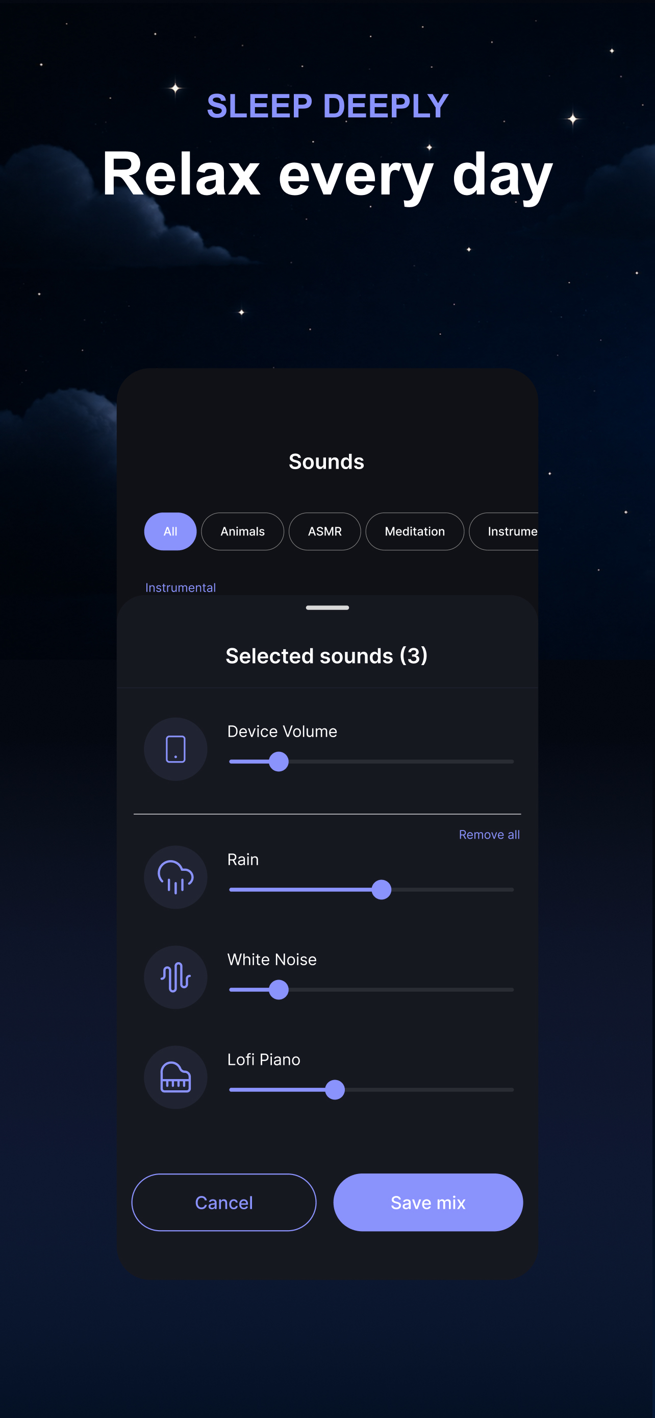 Kalma: Relaxing Sounds screenshot 5