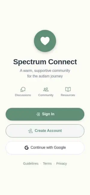 Autism Community - Connete screenshot 2