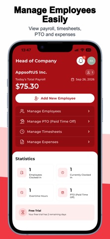 WagePunch Employee Time Clock Screenshot 2 of 6