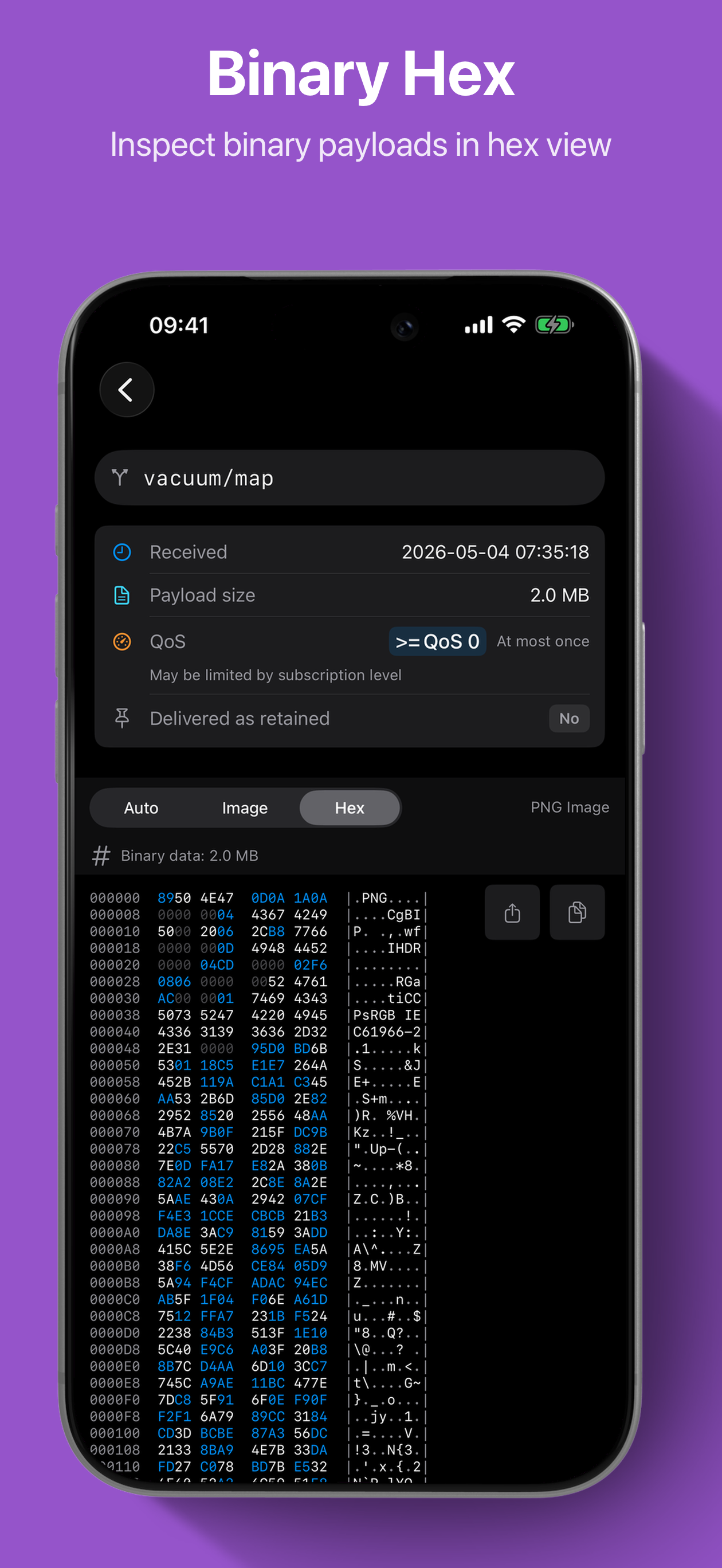 MQTTAnalyzer screenshot 8