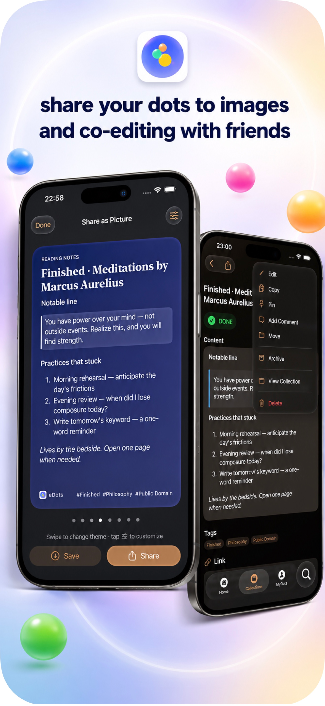 eDots: Notes & Ideas Journal