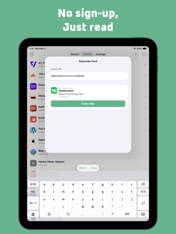 Streamside - RSS Reader ipad screenshot 4