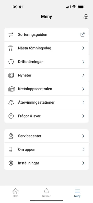 Kretsloppsappen iPhone screenshot 4