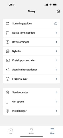 Kretsloppsappen iPhone screenshot 4