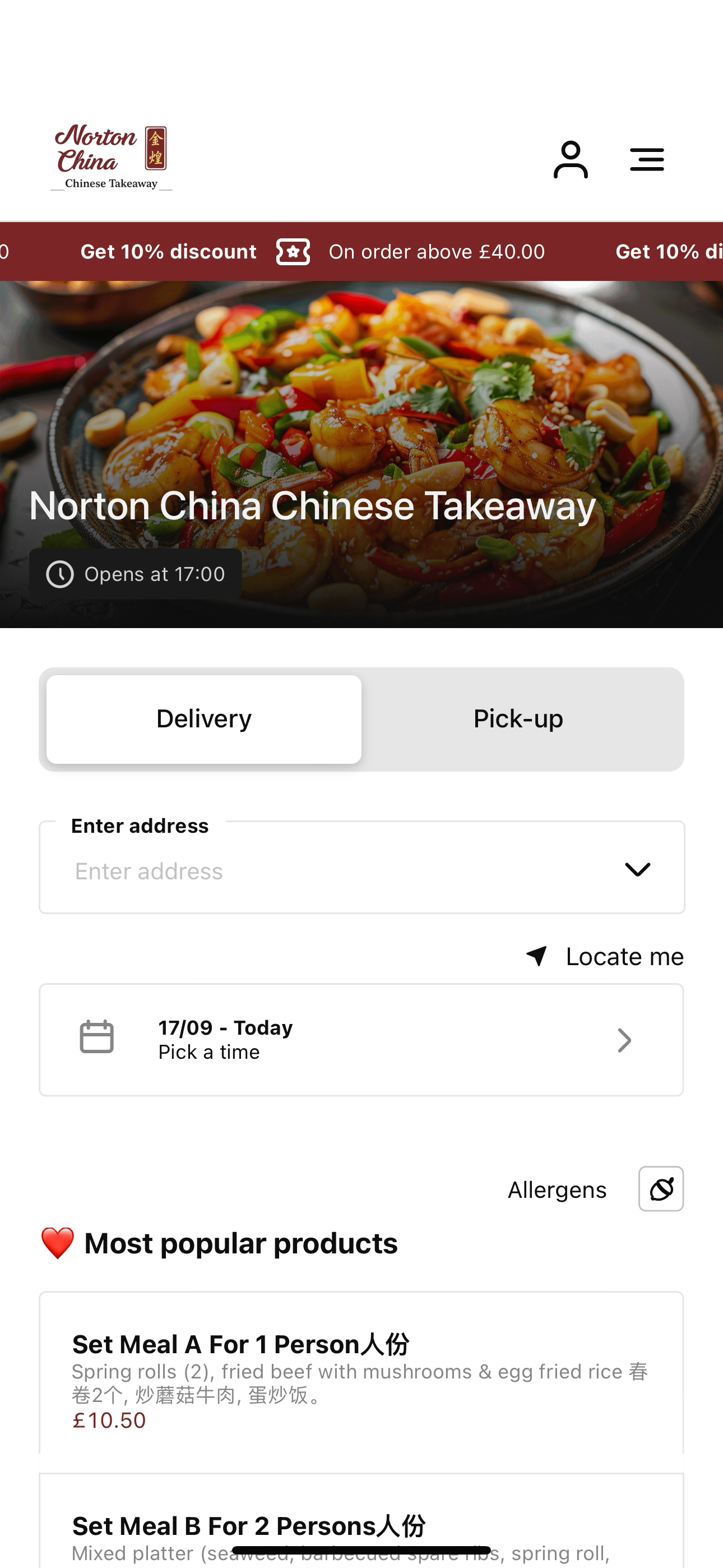 Norton China Chinese Takeaway screenshot 3
