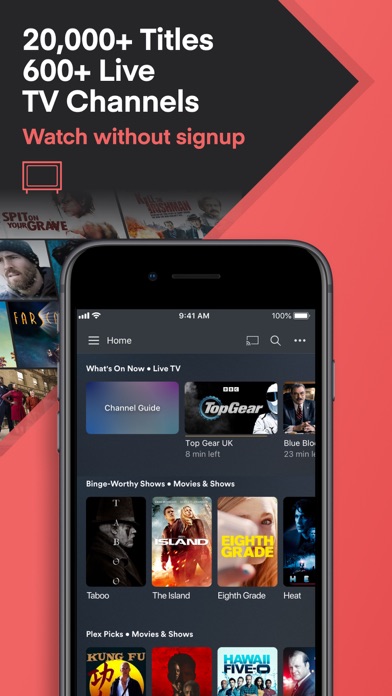 Plex: Watch Live TV and Movies Screenshot