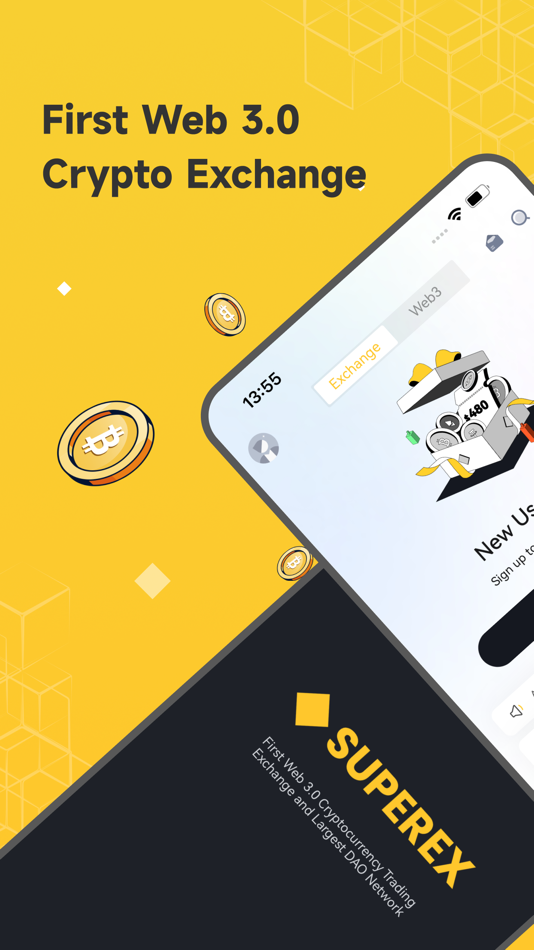 #1. SuperEx:Trade Crypto & Bitcoin (iOS) By: SUPERDAO INC