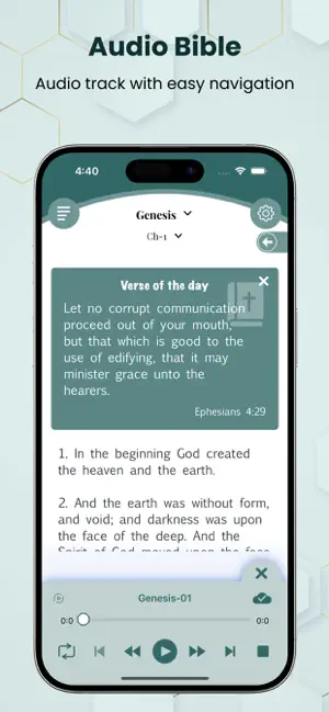 Updated KJV Bible + Audio Mp3* screenshot 1