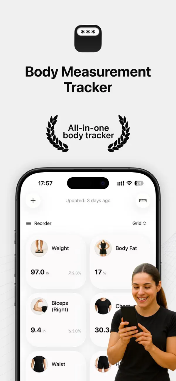 #1. Body Measurement Tracker & Log (iOS) Von: Ruslan Shadura