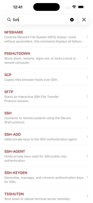 CmdRef screenshot 1