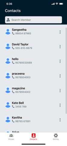 Gramo Contacts Screenshot 6 of 6