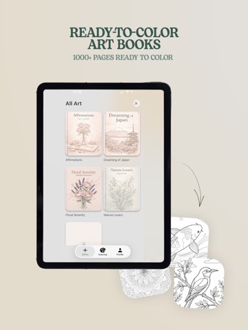 Flow-Coloring Book for Adults iPad screenshot