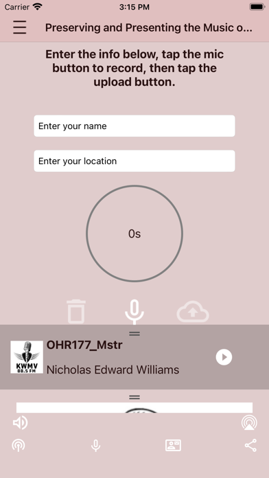 KWMV 88.5 FM Screenshot