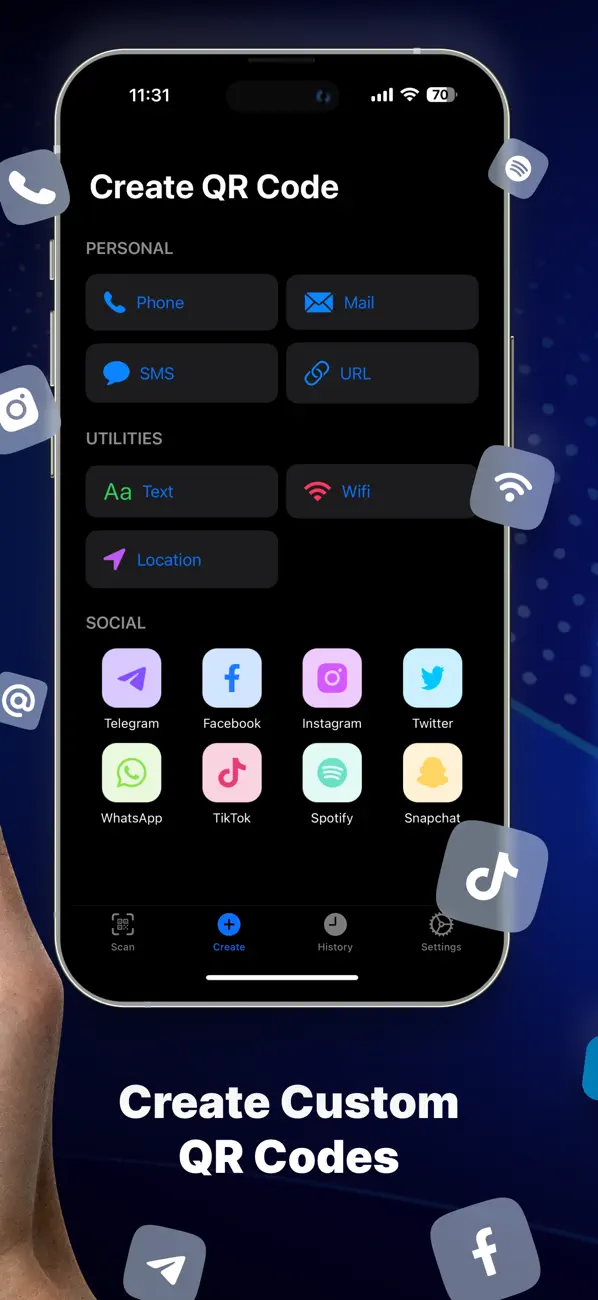 #2. QR Code Reader ・ Scanner (iOS) โดย: Alona Ihuminova