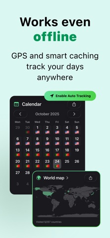 Days Abroad Counter TripTrack Screenshot 5 of 6