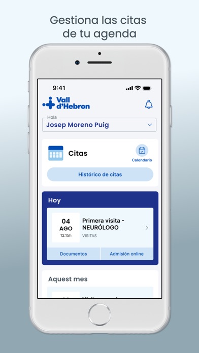 El Meu Vall d'Hebron iPhone screenshot 3