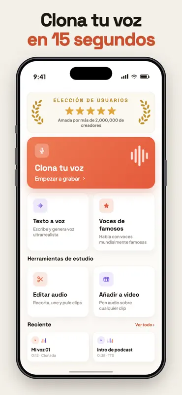 Fish Audio: Texto a Voz screenshot 1 of 3