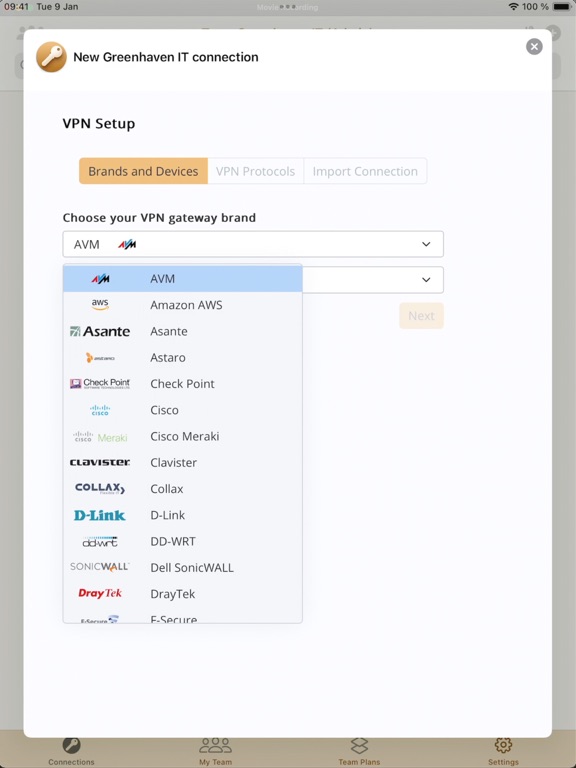 VPN Tracker – Remote Access iPad screenshot 5 - Productivity app