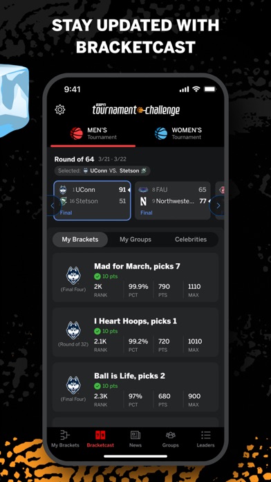ESPN Tournament Challenge Screenshot