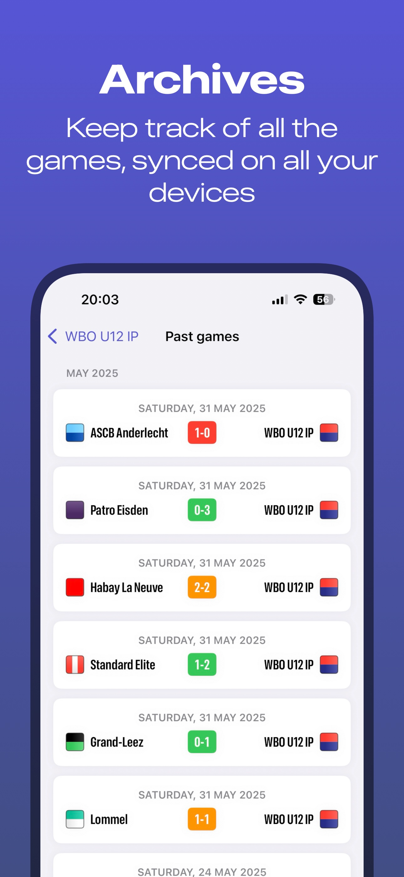 Scorli Scores & Stats