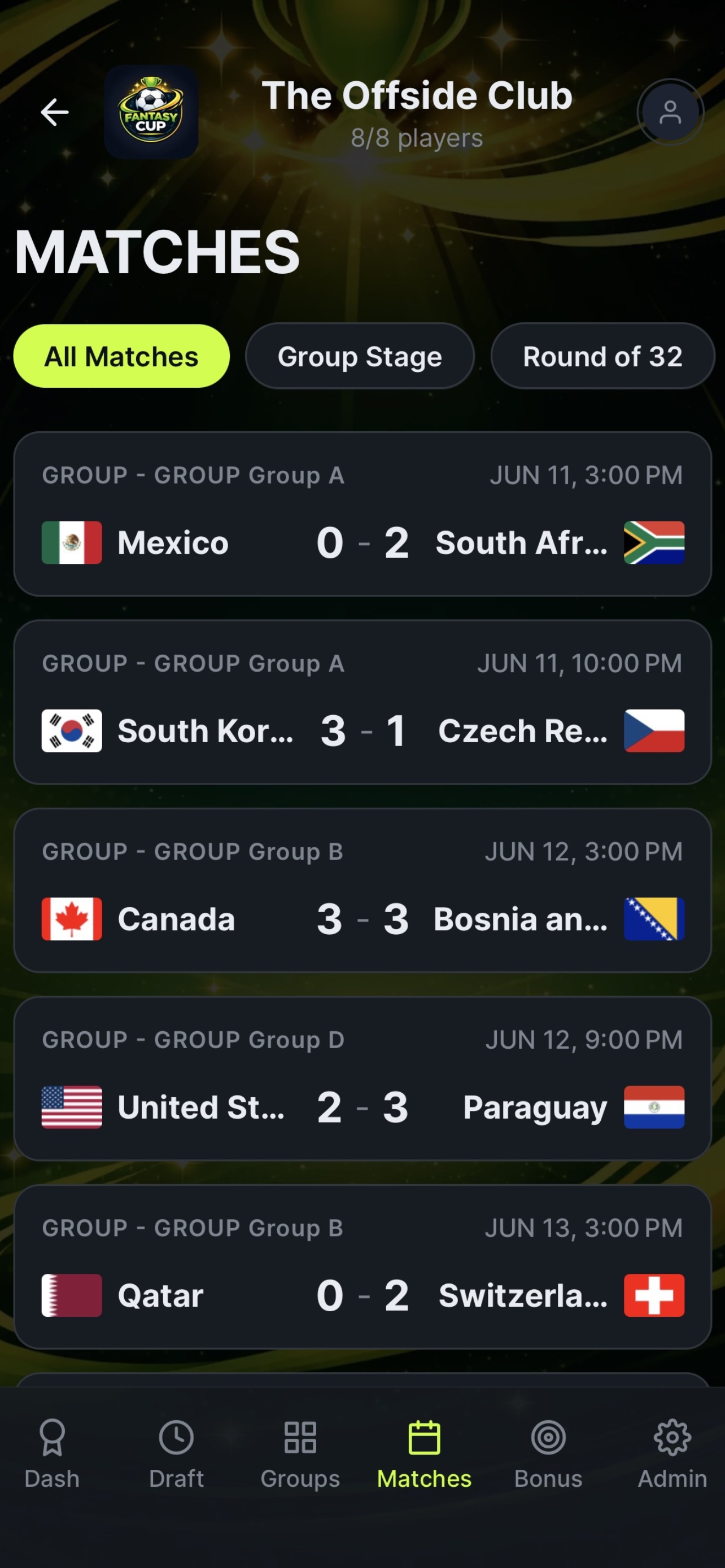 Fantasy Cup