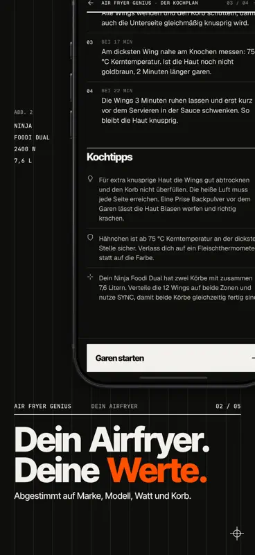 Air Fryer Genius Garzeiten screenshot 2 of 5