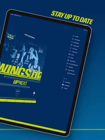 Dallas Wings iPad screenshot 4