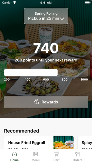 Spring Rolling iPhone screenshot 1 - Food & Drink app