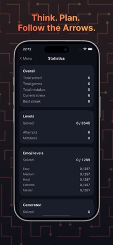 Arrow Puzzle: Logic Brain Game Screenshot 6 of 6