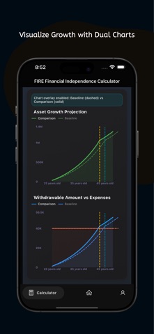 Fire Path – FIRE Calculator iPhone screenshot