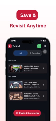 VidBrief: YouTube AI Summary screenshot