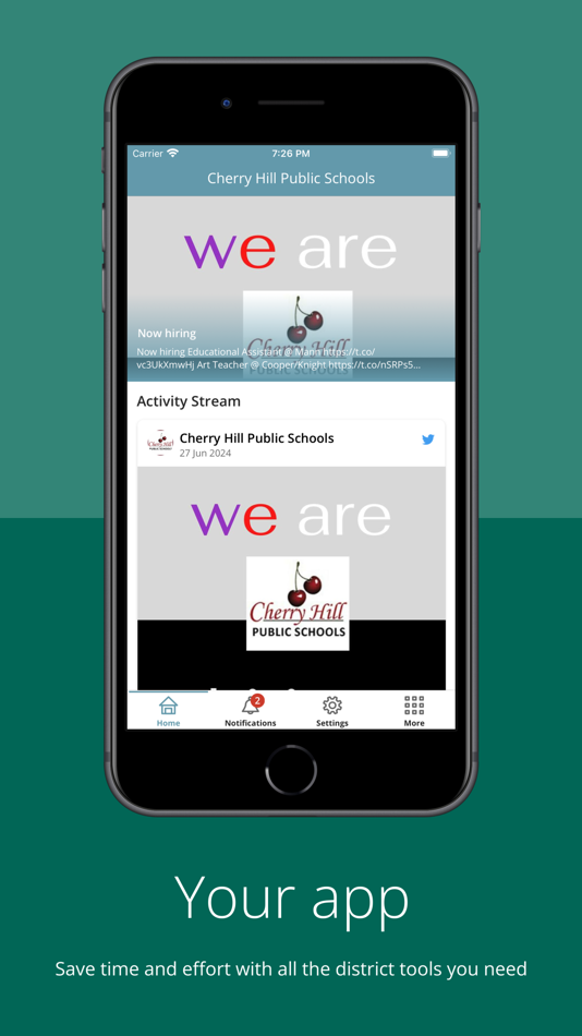 #1. Cherry Hill Public Schools (iOS) Ved: Cherry Hill Public School District