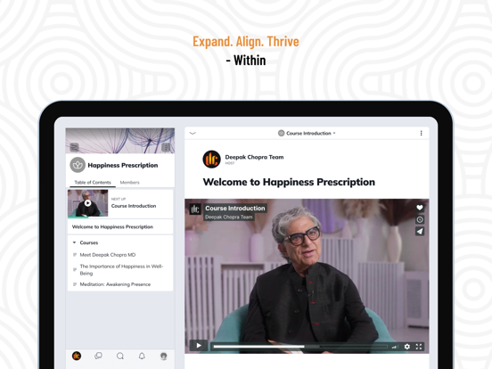 Deepak Chopra iPad screenshot 6 - Lifestyle app