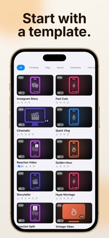 AI Video Editor: Monito iPhone screenshot