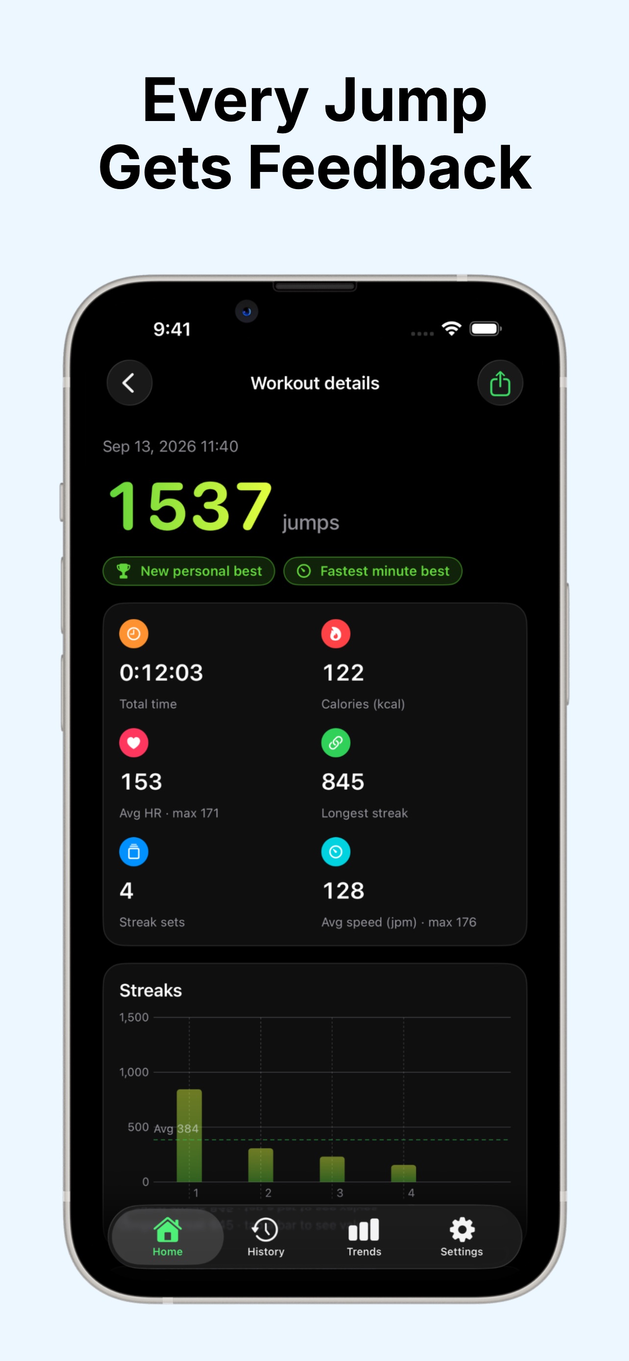 Screenshot 4 of JoySkip - Jump Rope Counter