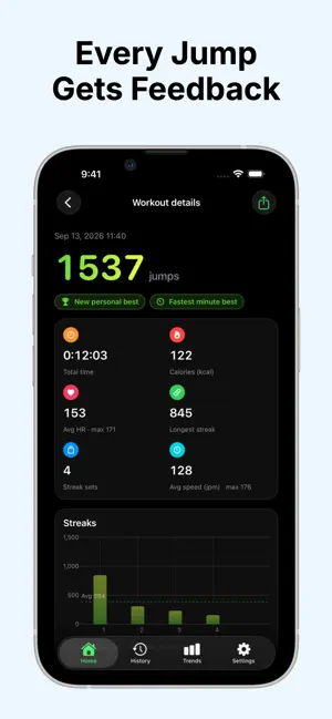 JoySkip - Jump Rope Counter screenshot 4