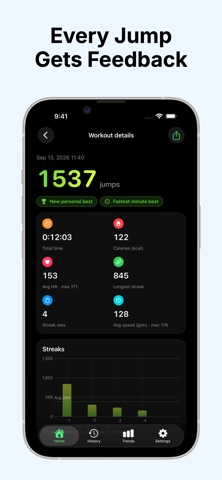 JoySkip - Jump Rope Counter Screenshot 4 of 5