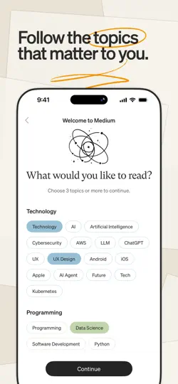 Скриншот Medium: Read & Write Stories на iPhone 3