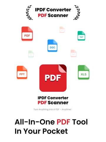 iPDF Converter : PDF Scanner iPad screenshot